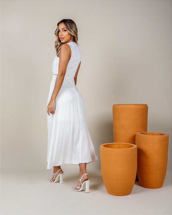 Vestido Bordado Dior