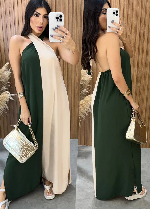 Vestido Bicolor